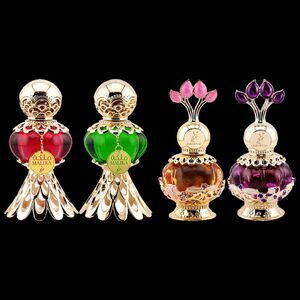 Khadlaj Malika 4pc Con. Perfume Oil Set(Red+Green+Pink Musk+Purple Musk) - New